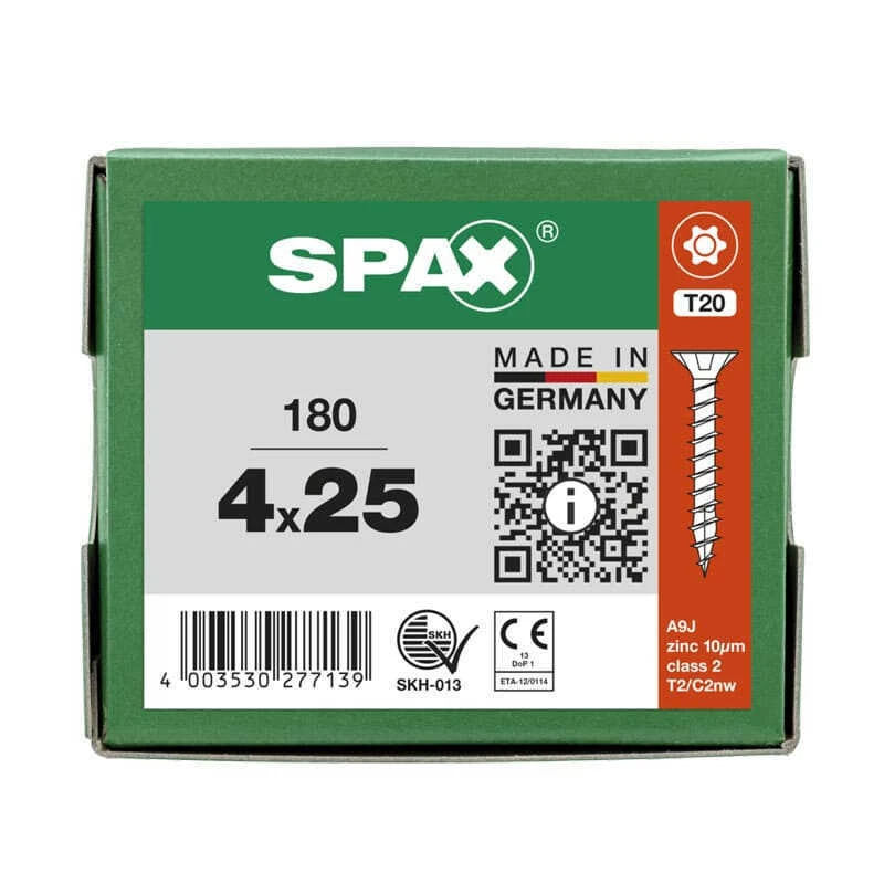 Vis Universelle T-STAR T20 Tête Fraisée Filetage Total (180 Pcs) WIROX - SPAX 7 Vis Universelle T-STAR T20 Tête Fraisée Filetage Total (180 Pcs) WIROX - SPAX – Image 5