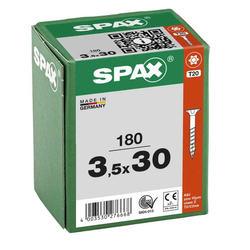 Vis Universelle T-STAR T20 Tête Fraisée Filetage Partiel (180 Pcs) WIROX - SPAX 6 Vis Universelle T-STAR T20 Tête Fraisée Filetage Partiel (180 Pcs) WIROX - SPAX – Image 4